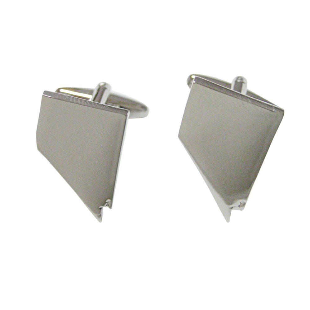 Nevada State Map Shape Cufflinks - image 1